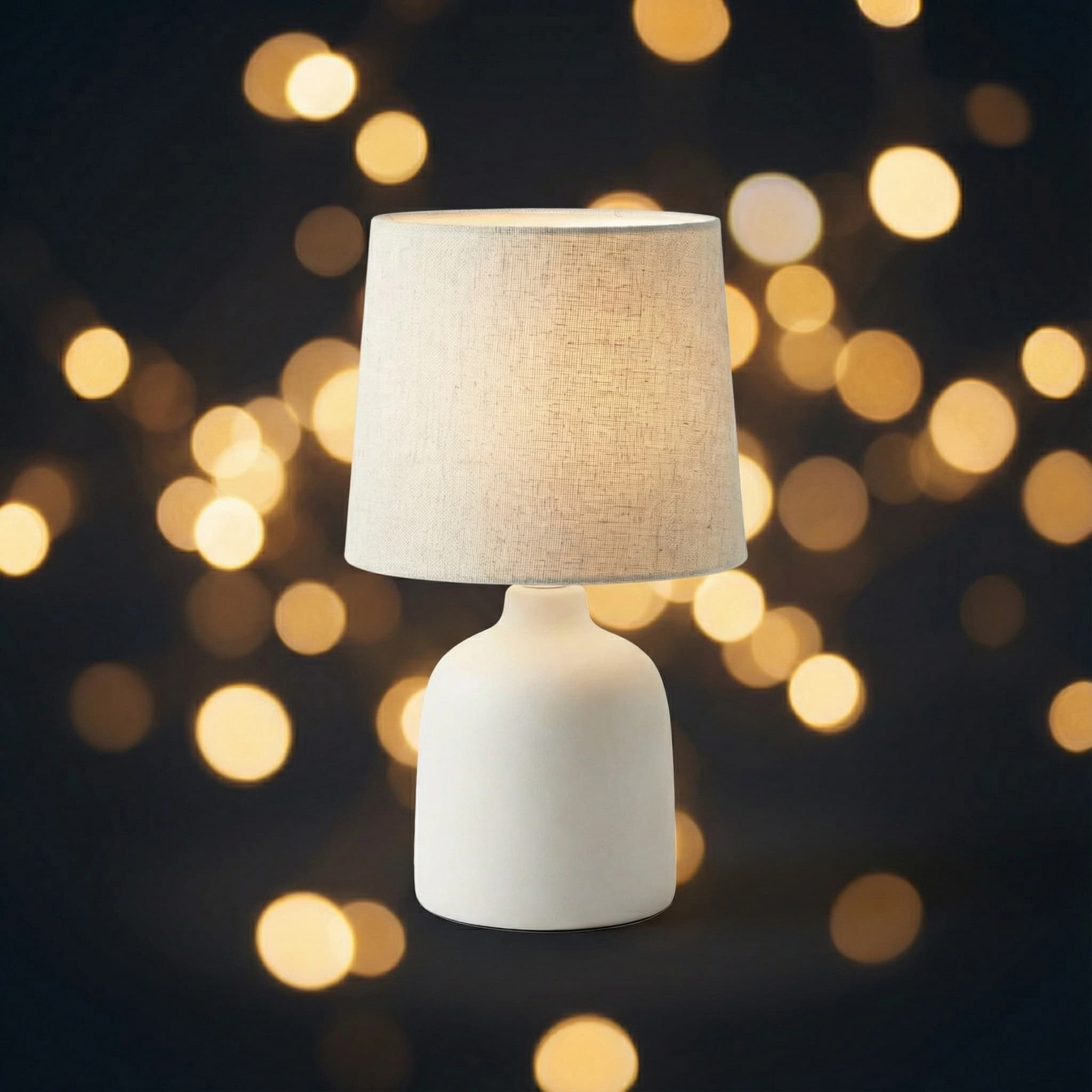 Golden Bokeh Lights - przykład efektu AI