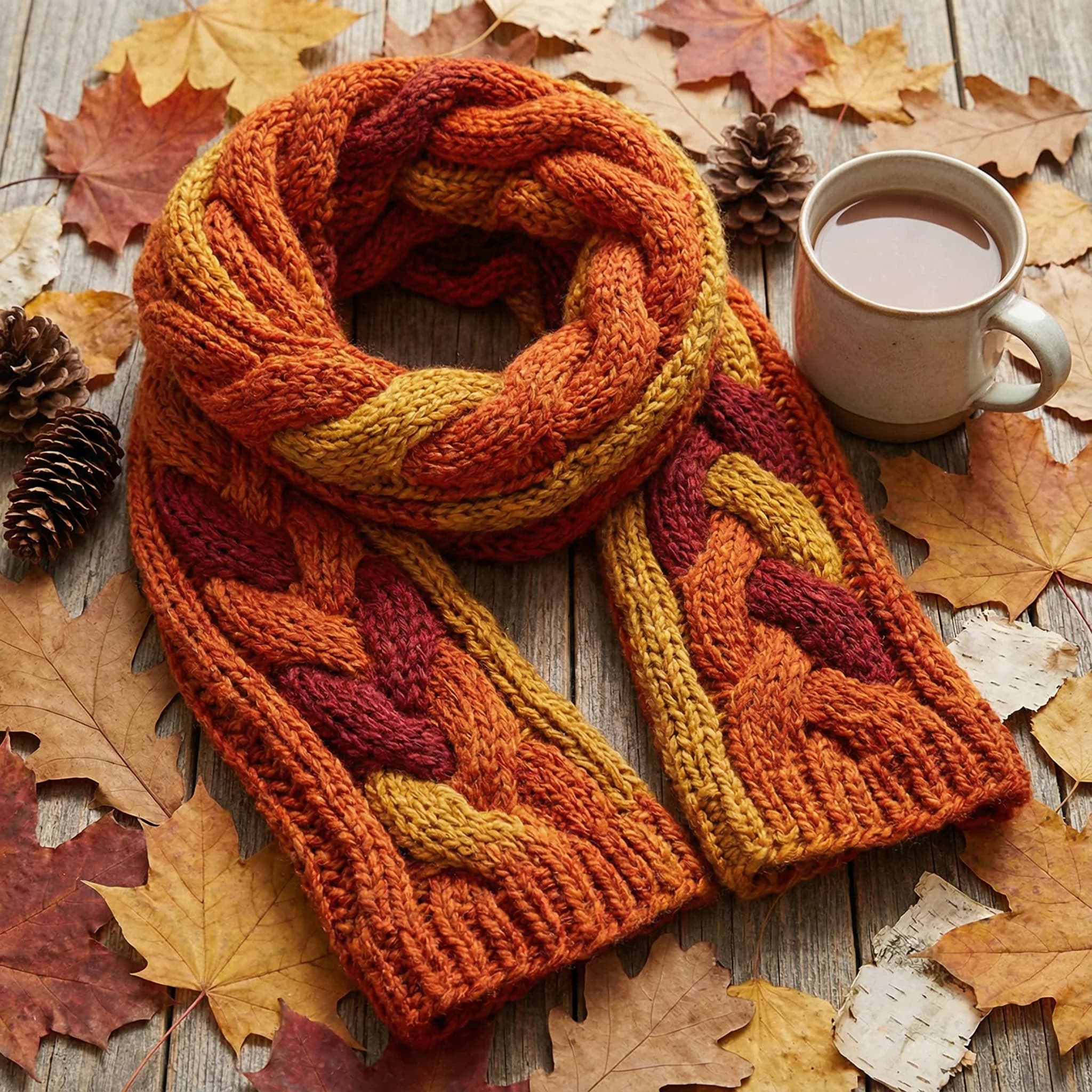 Jesienne liście - przykład 2