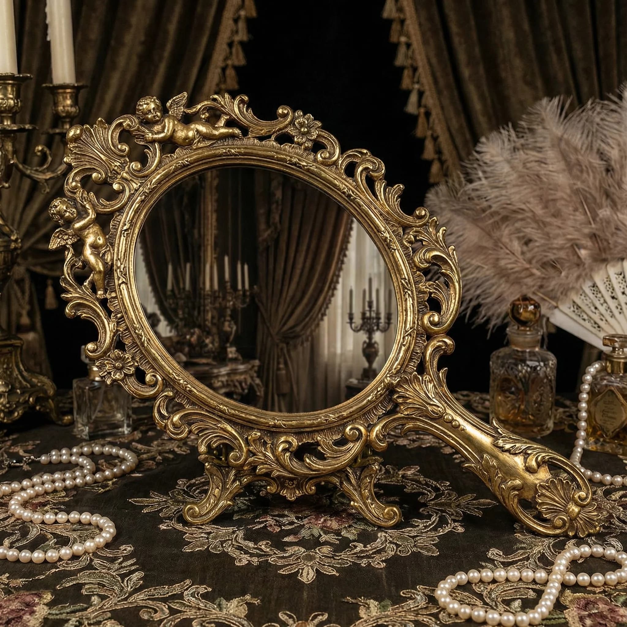 Barokowy przepych - przykład efektu AI