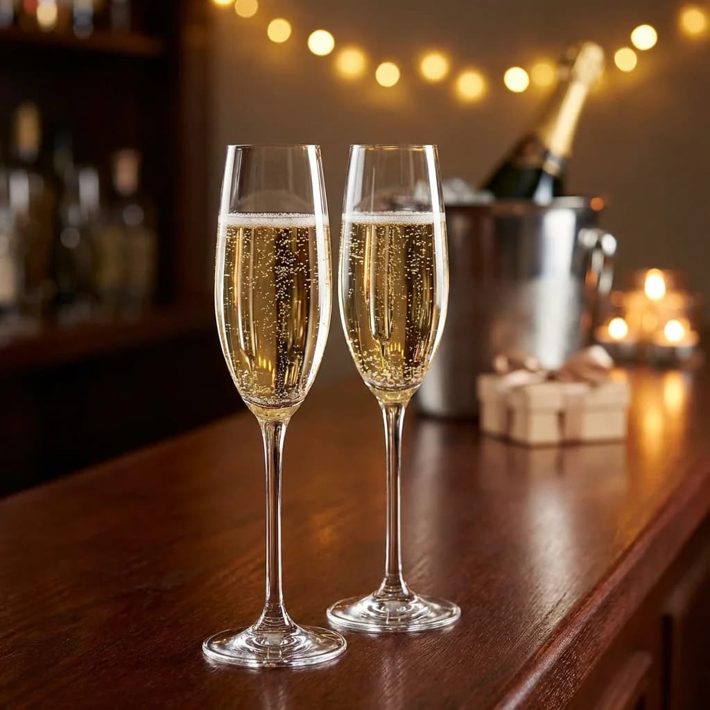 Szampański blask - przykład 2