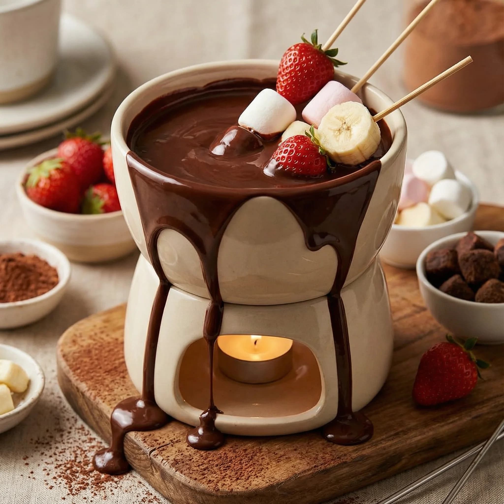 Czekoladowy drip - przykład 3