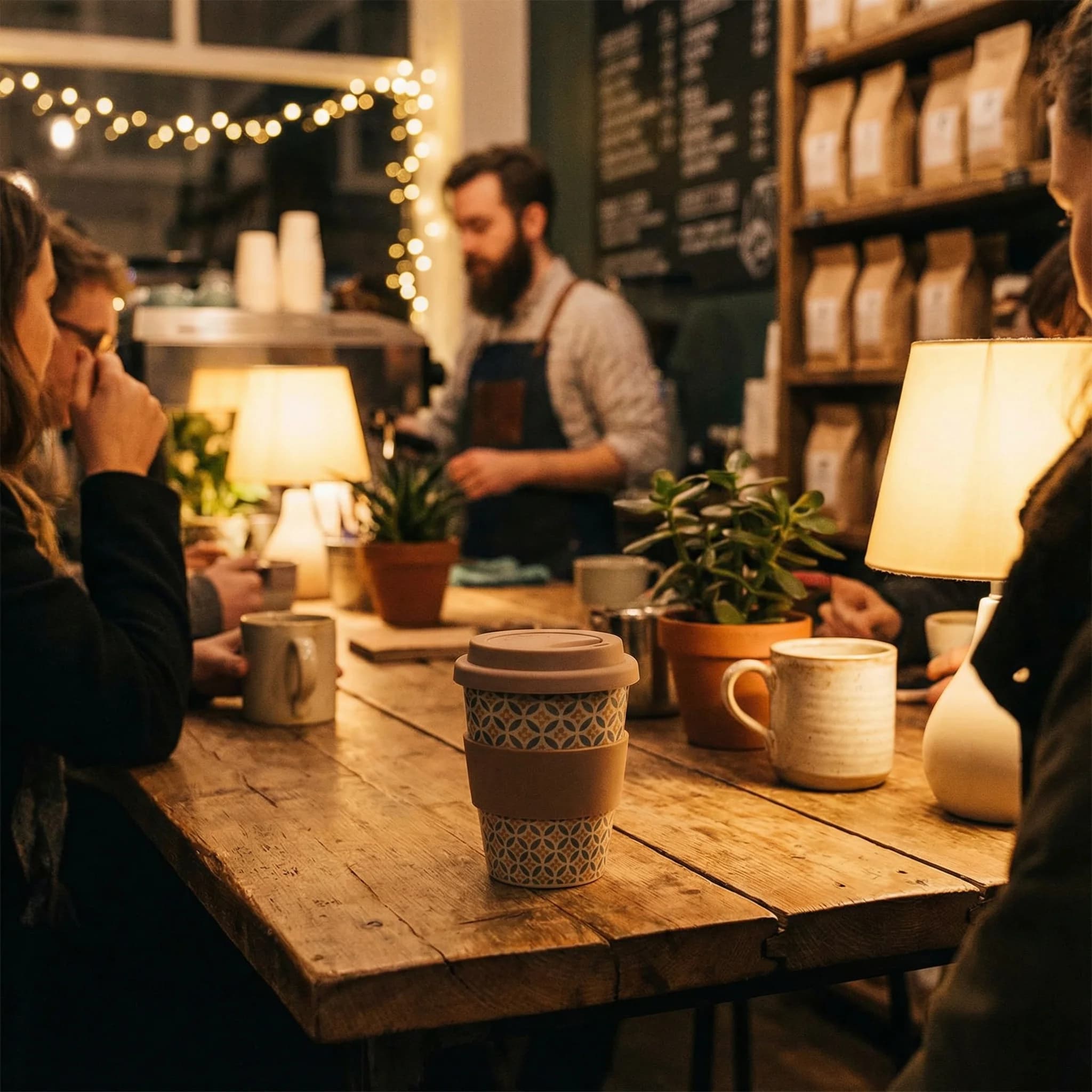 Kawiarnia - przykład efektu AI