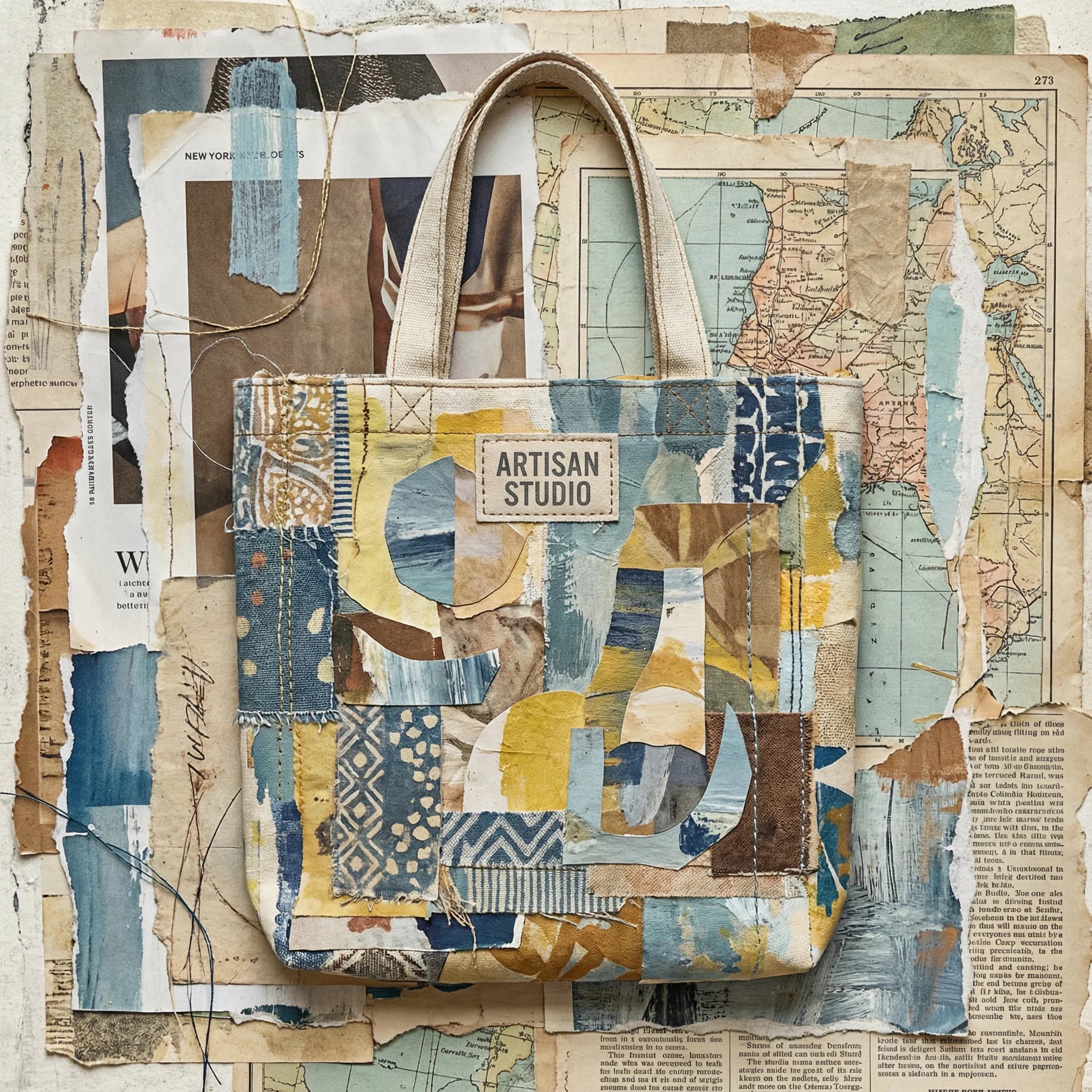 Kolaż mieszany - przykład 3