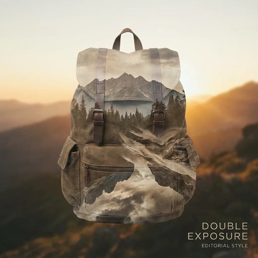 Podwójna ekspozycja - przykład efektu AI