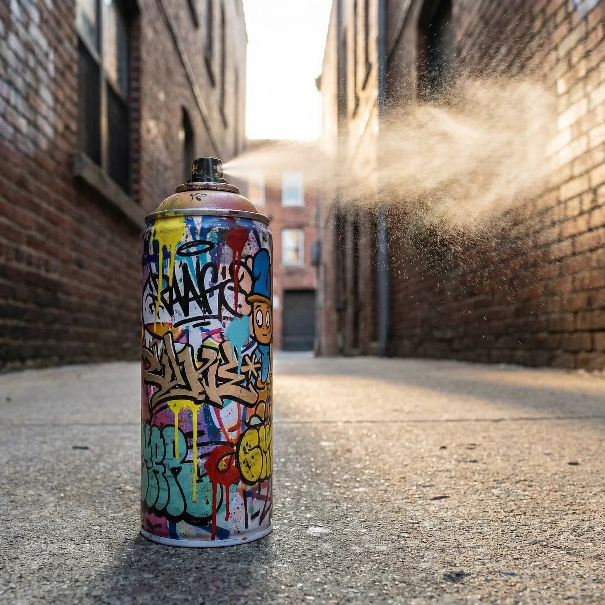 Graffiti - przykład efektu AI