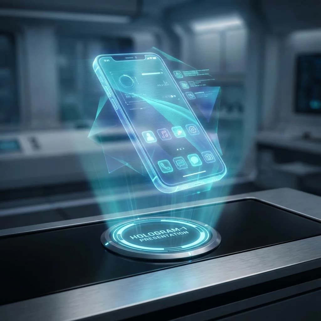 Hologram - przykład efektu AI