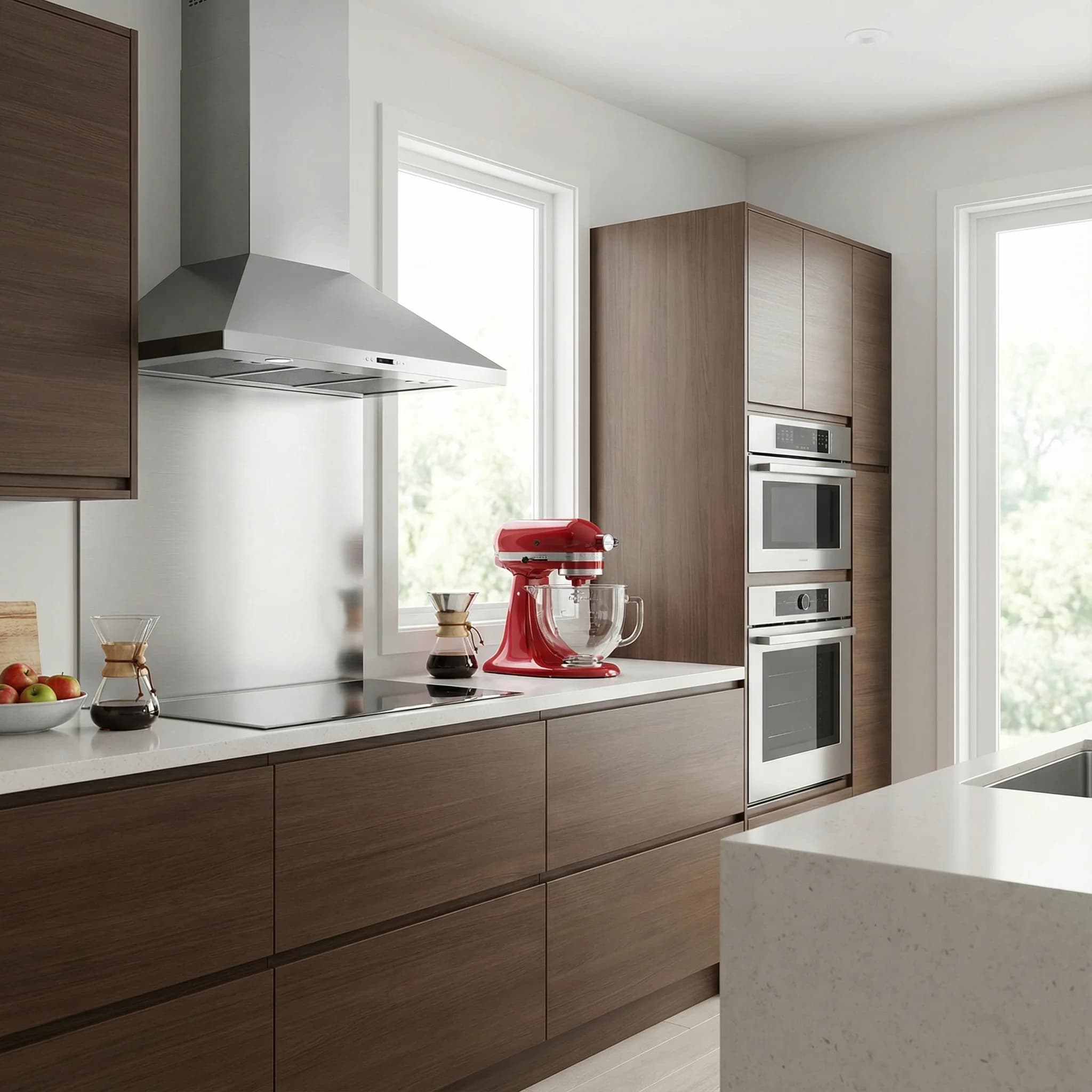 Nowoczesna kuchnia - przykład efektu AI