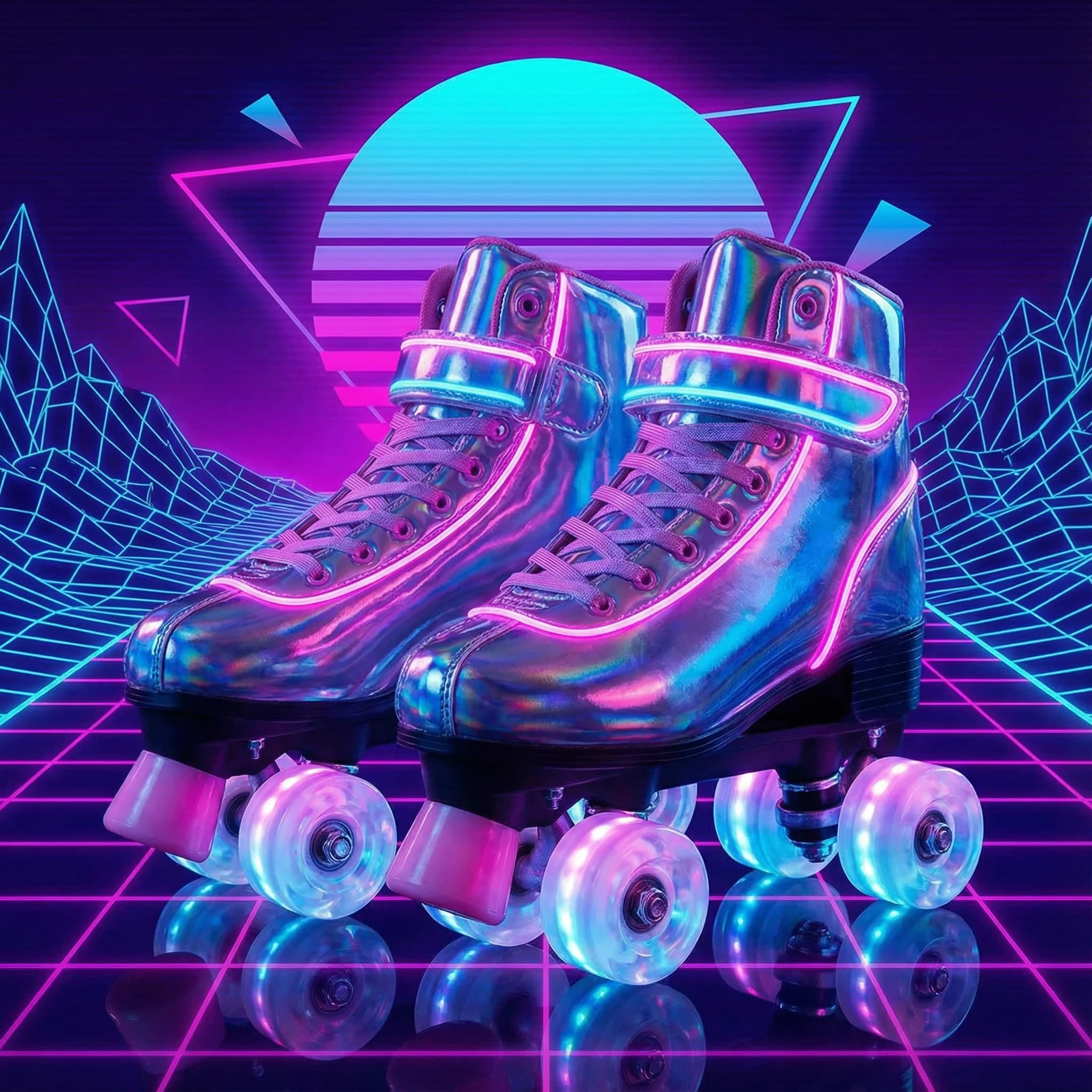 Neon lata 80 - przykład 2