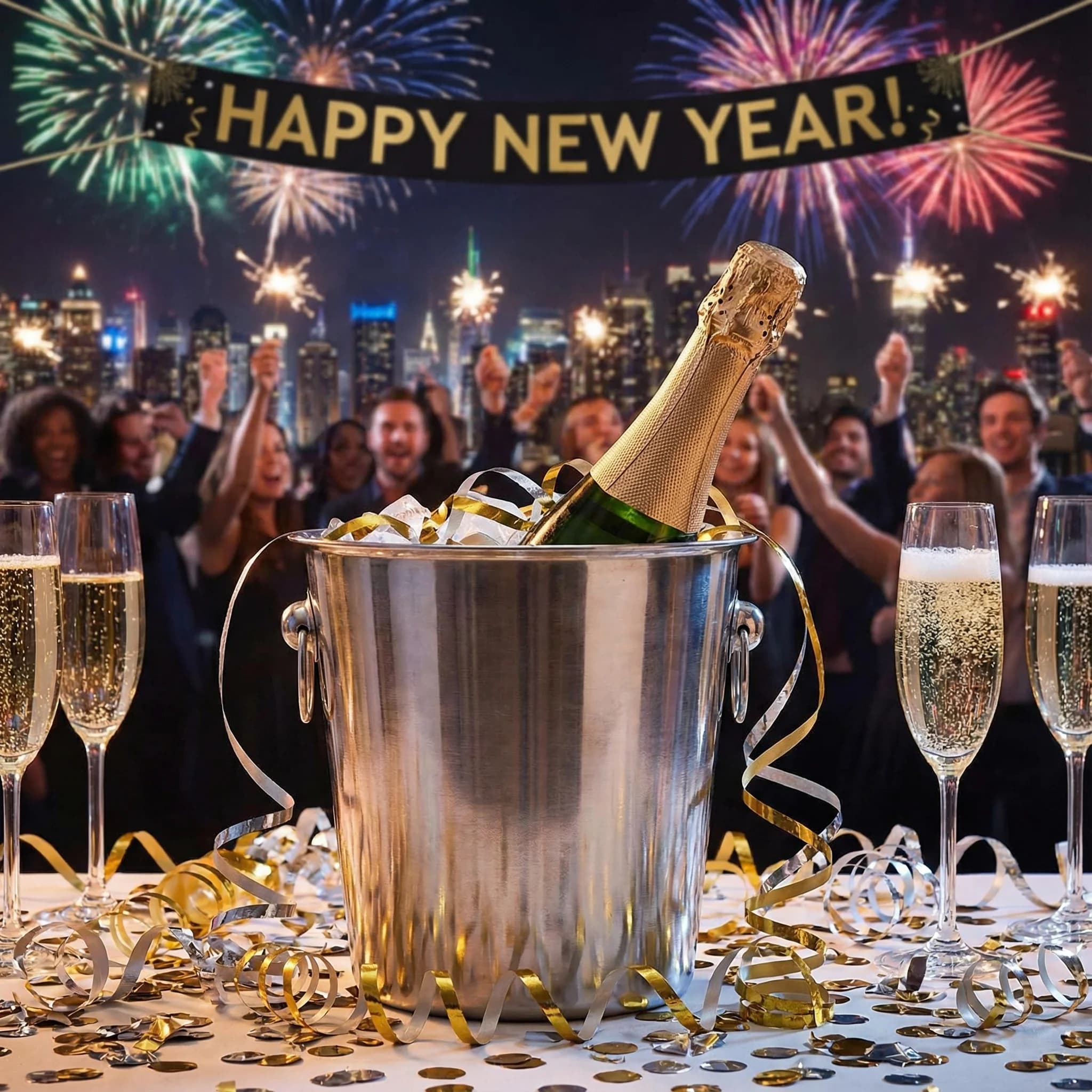 Nowy Rok - przykład efektu AI