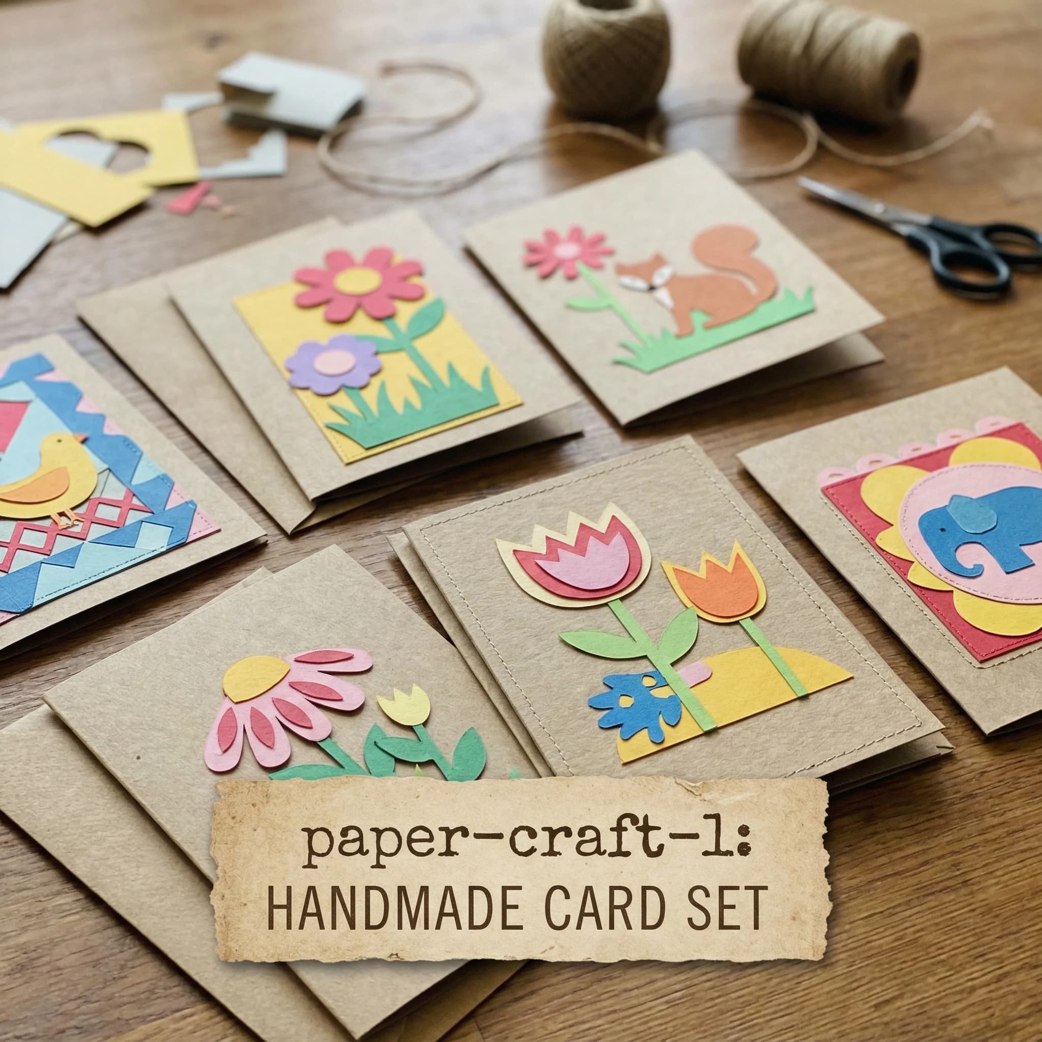 Papierowe rzemiosło - przykład efektu AI