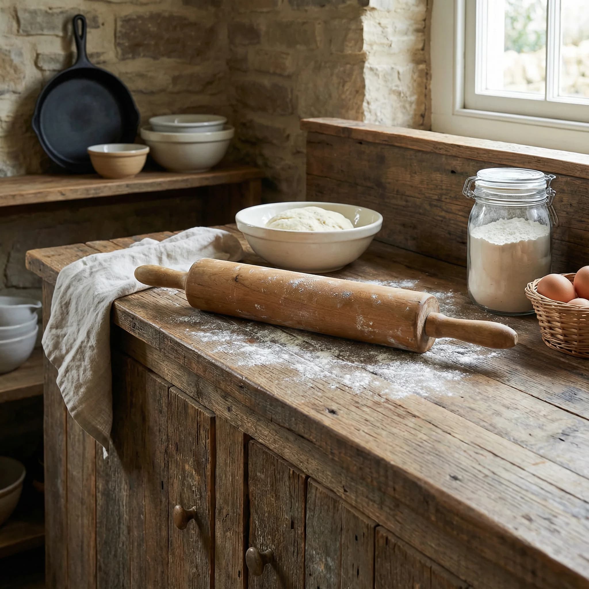 Rustykalna kuchnia - przykład 2