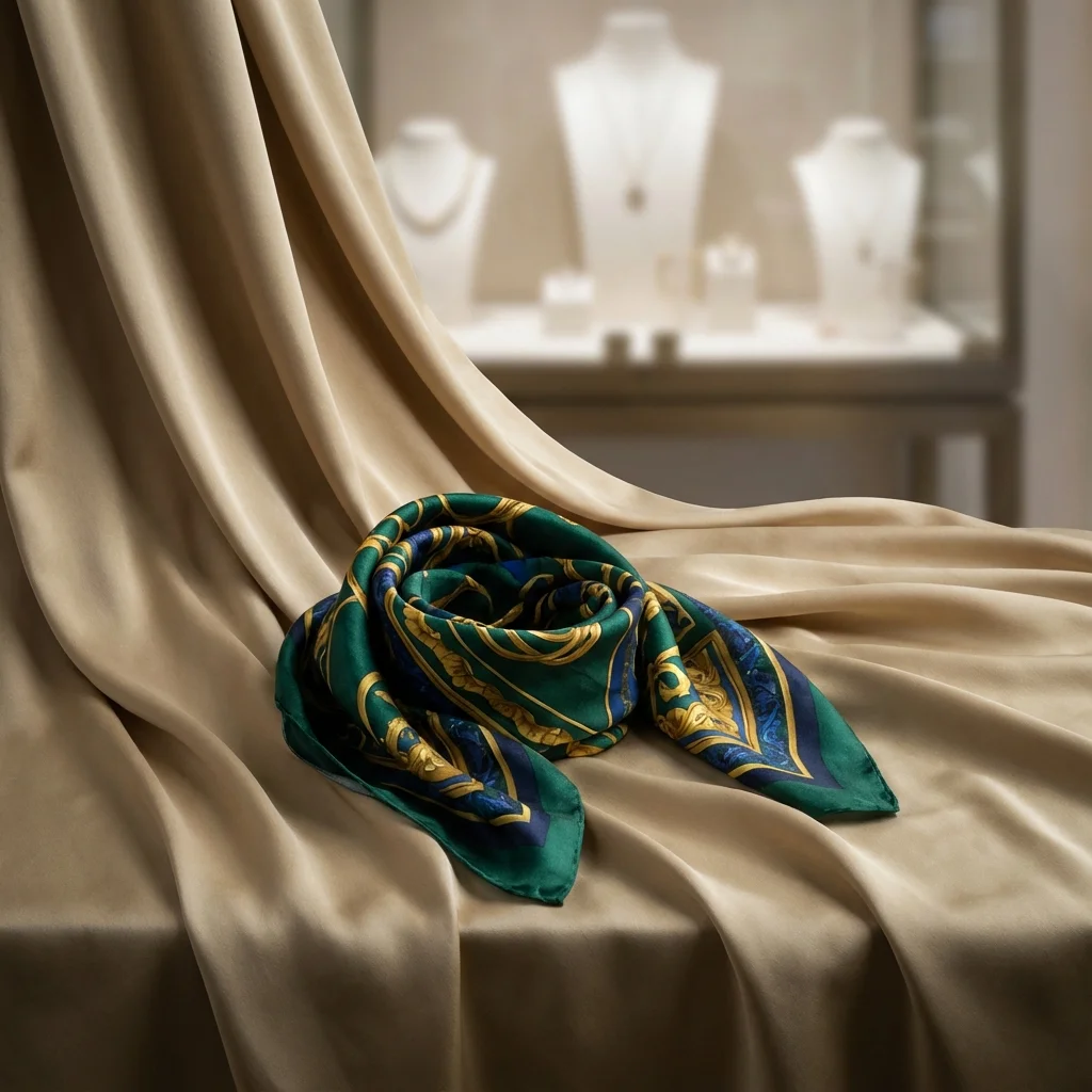 Jedwabna tkanina - przykład 3